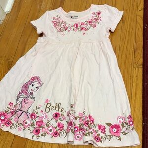 Disney Belle Pink Floral Dress for Kids